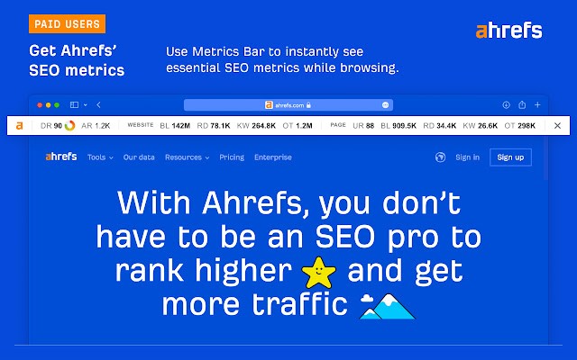 Ahrefs SEO Toolbar