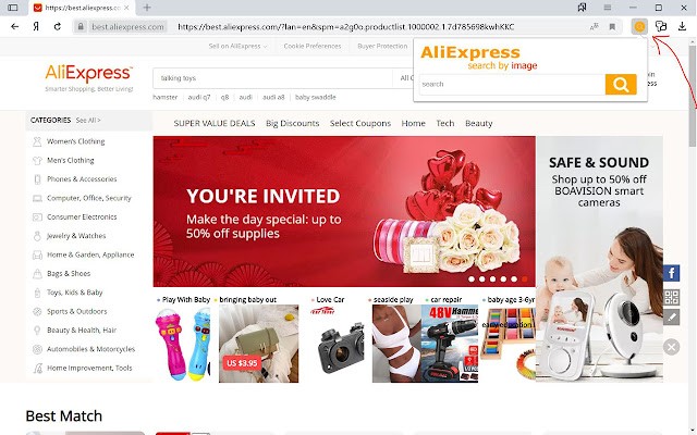 Aliexpress Search by image