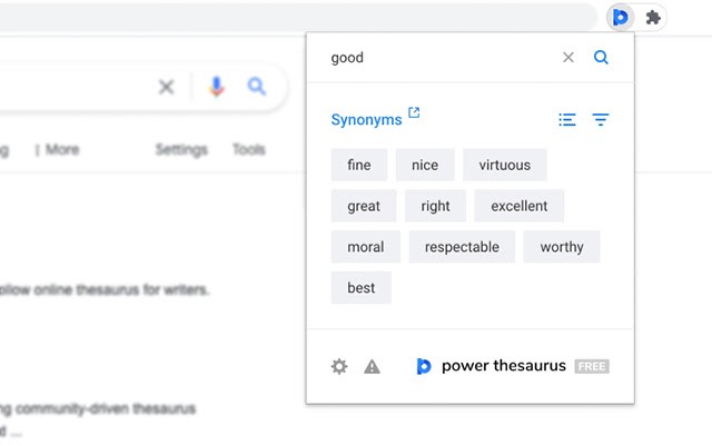 Power Thesaurus