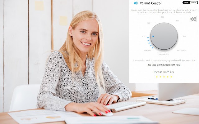 Volume Control For Google Chrome™