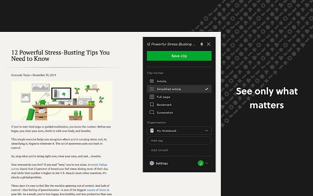 Evernote Web Clipper