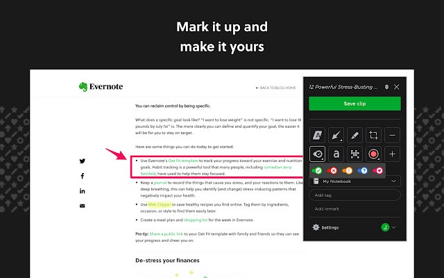 Evernote Web Clipper