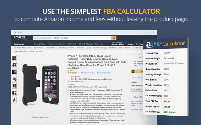 Amazon Fba Calculator Free By Amzscout