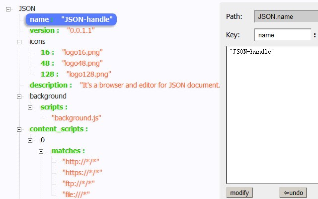 Json Handle: Edit And Browse Json Document In A Node Tree Diagram